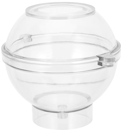 EXAOMBLE Molde Acrílico para Velas Esféricas Reutilizable Fácil Desmoldeo para Manualidades DIY y Decoración del Hogar Moderna