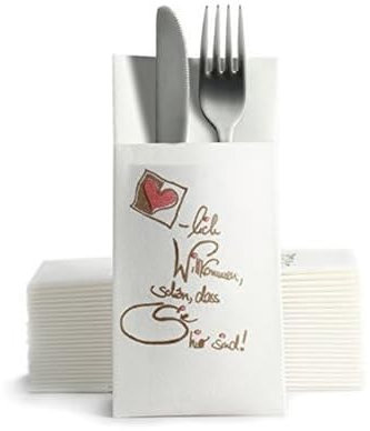 Alvotex Airlaid Besteckservietten 39x40cm 50/1 - VZ 0800