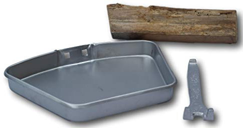 Traditional ash pan - 30cm Wide (12) with Detachable Handle