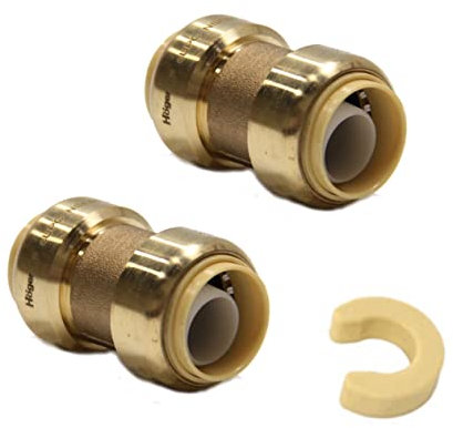 EFIELD Lot de 2 raccords à emboîter 3/4 pour raccord Pex, cuivre, CPVC