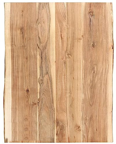 vidaXL Piano del Tavolo Ripiano Superiore Piano di Appoggio per Tavolo Accessori per Tavole Ricambi 80x(50-60) x3,8 cm Legno Massello di Acacia