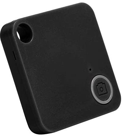 Bluetooth Tracking Device, Bluetooth Tracke Anti‑Lost Keys Finder, Item Locator Anti‑Theft Alarm Item Finders for Children Pets Wallet Keys (Black)