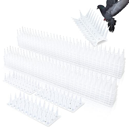 Pic Anti Pigeon en Plastique 5.16M Transparent Pique Anti Pigeon Balcon Anti Pigeons pour Balcon Kit Repulsif Oiseaux Pic Anti Chat pour Moineaux Corneilles Chat