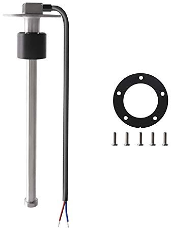 KAOLALI Sensor de Nivel de Combustible/Agua para Medidor de Combustible/Agua, Aforador para Tanque de Combustible, Sensores de Depósito,750mm 0-190ohm para Caravanas Barcos Automóviles