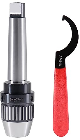 CanCNC MT4 Keyless Drill Chuck, 1/16-1/2in, Integrated Shank, 0537-1204