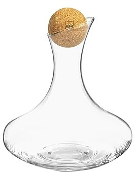 H&H Lara Decanter in Vetro Sonoro, Taglio Diagonale, 1,2Lt