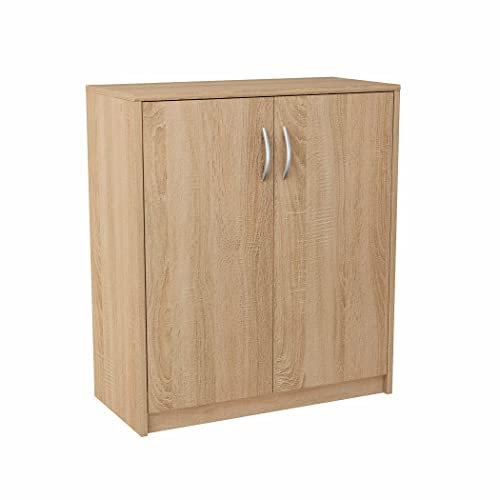 Meblando allzweckschrank 74 x 35 x 85 cm, kleiderschrank Eiche, mehrzweckschrank- aktenschrank oder Flur möbel, kommode - Schrank 74 cm breit, hohe Qualität