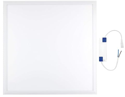 YASTA Plafoniera Led Soffitto 60x60 Pannello Led Da Incasso Per Cartongesso Luce Naturale 48w Pannello Luminoso Per Controsoffitto Con Cornice Bianca Ultra Slim 4000k