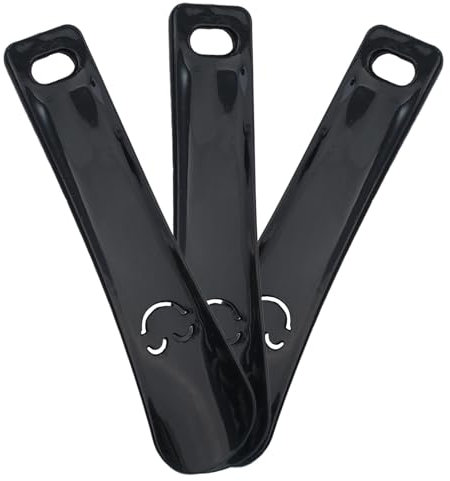GZDAOXIA 3 Stück schuhlöffel,schuhanzieher klein,Schwarze Schuhlöffel,Mini Schuhlöffel,15cm Kleiner Schuhlöffel,Schuhanzieher Plastik mit Wandhalterung,für alle Schuhe