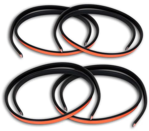 Hansen Styling Parts Universelle 6 mm pro Seite Verbreiterung Kotflügel (4 Stück) - Länge 1500 mm - passend für viele Fahrzeuge