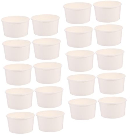 Beavorty 100pezzi Coppa Gelato in Coppa Budino Usa e Getta Torta Yogurt Per Dessert Per Gelaterie Feste