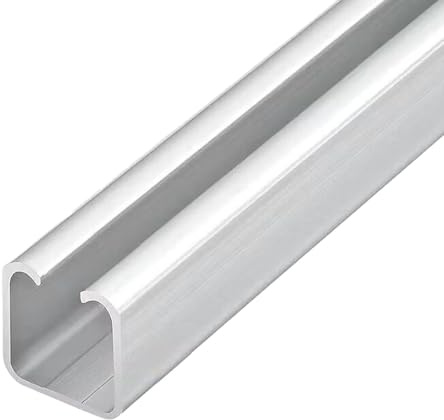 Aluminium Sliding Door Track,Sliding Door Slide Pulley Guide Rail,Heavy-Duty Aluminum Alloy Glass Sliding Door Track Kit,Pocket Barn Door Track Program,for Kitchen Bedroom Wardrobe