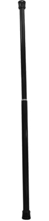 ARTSEWPLY Barra de Cortina de Baño Ajustable sin Taladro Varilla Telescópica Reforzada para Cortinas y Secado de Ropa Instalación Fácil Daños Acabado Negro o