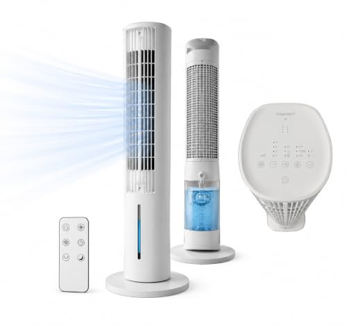 A2Z Air Cooler Tower Fan with Remote Control 3L Water Tank 3 Speeds