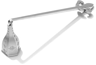 Candle Snuffer Pewter Finish with Fleur de Lis Design by Wickman