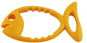 Fisch-Tauchring,4203 88, AA8, 9 x 17 cm, Neon-Orange