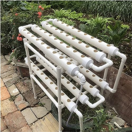 Kit di Coltivazione per Sito idroponico 2 Strati 72 Posizioni e corsi d'Acqua Profondi Giardini di Coltivazione Acquatici con Pompa Kit Clone Fai-da-Te per Sistema idroponico, 220