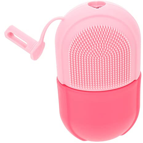 FRCOLOR Silicone Ice Face Roller for Skin Care Cooling Massage Tool for Face Neck Eyes Reduces Puffiness Enhances Circulation Easy to Use Durable Design