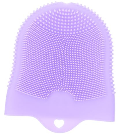 Housoutil Silikon-gesichtsreinigungsbürste Mit Bequemer Handschuhform Unterschiedliche Spitzen Für Tiefenreinigung Und Peeling Leicht Und Tragbar Für Effektive Hautpflege