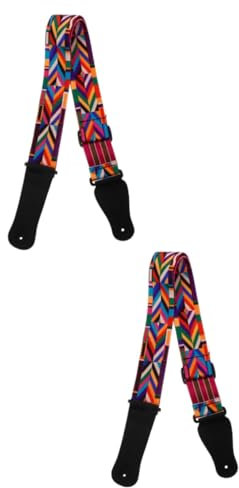 TOYANDONA 2 Stück Einfach Zu Installierender Ukulele-gürtelschlaufe Kein Bohren Erforderlich Verstellbarer Gitarrengurt Robustes Polyester Für Mehr Komfort