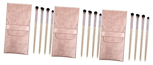MAGICLULU 3 Stück 1 4 Stück Augen-Make-up-Pinsel Mini-Bürste Make-up-Tool Make-up Pinsel bürsten set kosmetisches Werkzeug Schönheitspinsel tragbar einstellen Cangzhou Lidschatten Pinsel
