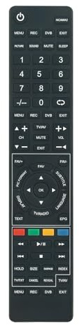 VINABTY LED 2470 DVB-T Telecomando di Ricambio Adatto Per UNITED TV | compatibile con LED22X10 LED24X10 LED19X11 LED22X11 LED32X11 LED16X12 LED32X13 LED32X18 LTW22X94DB