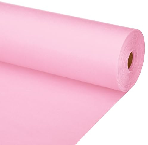 PATIKIL Zeichenpapierrolle 50cm x 60m Zeichenpapier 80 g/m² Papierrolle Kraftpapier Malpapier Skizzenpapier Bastelpapier für Staffelei Malen Handwerk Geschenkverpackung Pink