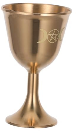 GARVALON Vintage-metallkelch Tisch-opferbecher Filigraner Buddhismusbecher Metall Kelch Filigraner Opferbecher Kelchbecher Becher Mit Fuß Tischbecher