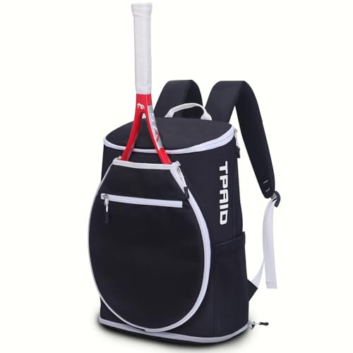 KINGSLONG Tennis Racket Backpack, 25L Sports Bag for Pickleball, Badminton With Shoe Compartment - Men and Women