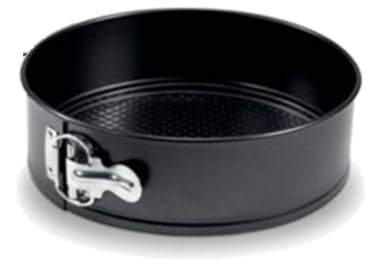 G GRIMALDI Tortiera da Forno apribile con Cerniera DIAMETRO INTERNO 22 cm, DIAMETRO ESTERNO 24 cm, ALTEZZA 6,5 cm