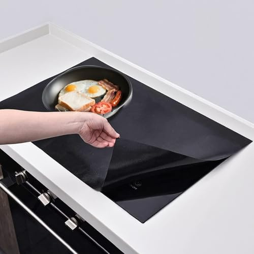 Spalivivre Protector de placa de inducción, tapa protectora para inducción, placa de cocción, tapa para hornillos resistente al calor, accesorio de cocina (50 x 80 cm)