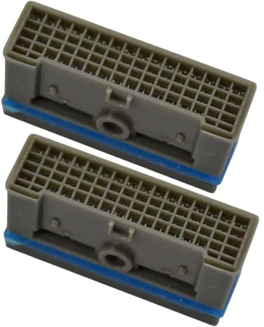 Aérateur de robinet, 2 filtres rectangulaires en plastique, pièces de rechange pour aérateur d'évier cuisine et salle bain, filtre robinet d'évier,