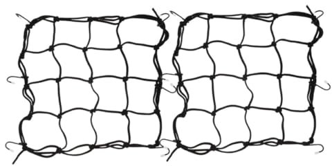 iplusmile 2piezas Redes Elásticas para Equipaje De Motocicleta Bicicleta y Camión De Carga Extensible Ganchos para Fijación Segura