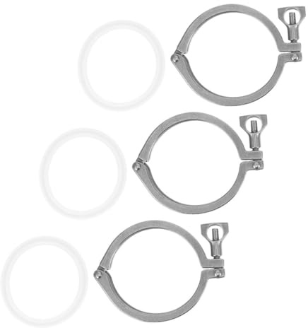 Veemoon 3pièces Colliers De Serrage Inox Rapides Supports De Tuyaux Pour Connexion Automobile Et Conduits Électriques