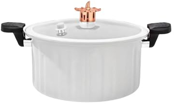 Fyrdyn Olla con tapa, olla antiadherente con tapa, suministros de cocina para inducción, estufa eléctrica, camping, hogar, apartamento, cocina, sopa, pasta, salsa, arroz, espaguetis