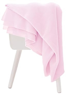 EMAAL 100% Kaschmir Decke Roma, Rosa, 4 Farben, Gestrickt, 160x180cm, Design aus der Schweiz, Kuscheldecke für Sofa, Bett, Sessel, weich, warm & edel für stilvolles Wohnen, Geschenk, langlebig