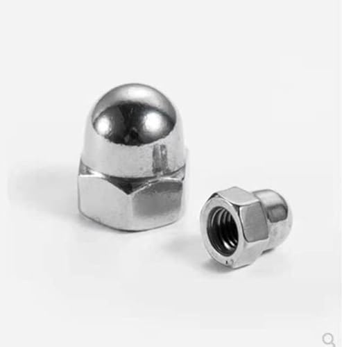 Eichelmuttern, Hardware-Muttern Hutmuttern, Sechskantmutter mit Kegelgewinde, aus Messing, Edelstahl oder schwarz