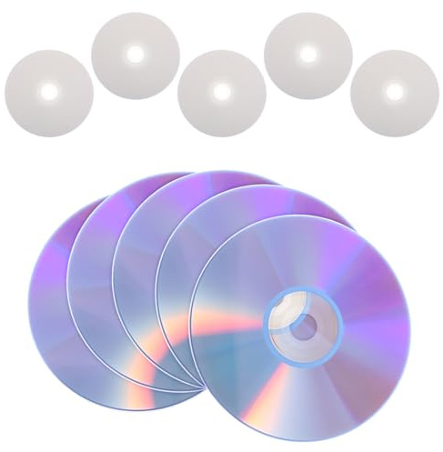 ifundom Dischi CD-Rw Riscrivibili 10 Pezzi Supporti per Masterizzazione Dati e Musica Dischi Dvd Vergini Compatibili Masterizzatori CD/Dvd per Backup e Archiviazione Multimediale