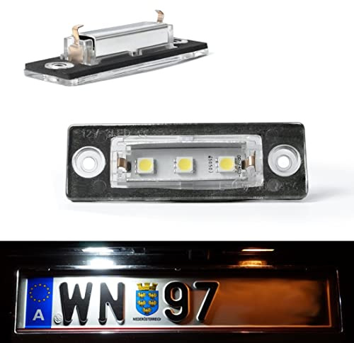 DoLED D035050 LED Kennzeichenbeleuchtung mit E-Prüfzeichen mit Silikon & Dichtung, wasserdicht