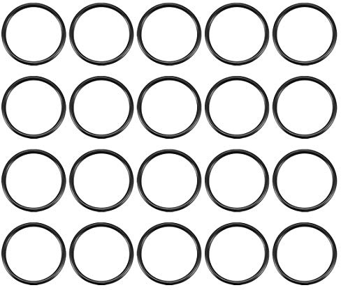 sourcing map 20 Stück O Ring Dichtungsringe 23,91 mm AD 20,35 mm ID 1,78 mm | Gummidichtung, Unterlegscheibe Dichtungssatz, Nitrilgummi NBR, Für Dichtungselemente Hahnanschluss Reparatur Auto