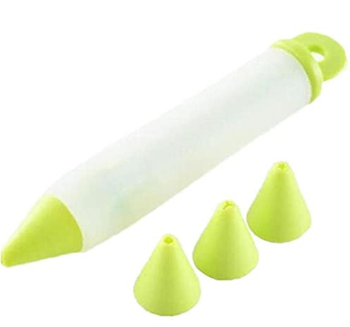 TOSSPER Silicone Food Writing Pen Chocolate Cake Decorating Tools Cream Cup Icing Piping Pastry Nozzles Kitchen Accessories