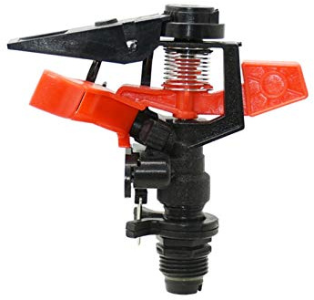 Schnellanschluss Gartenschlauch Einstellbare Außengewinde 1/2 „Drehregner 3/4“ Innengewinde Rocker Nozzle Garten Rasen-Sprenger-Gewächshaus Bewässerung 1PCS (Color : 1I2 male)
