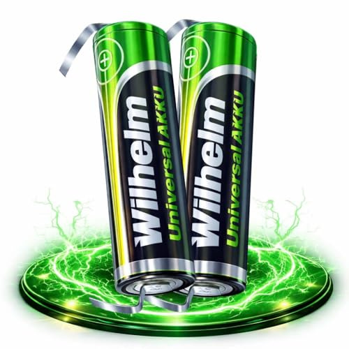 Wilhelm AA Akku mit Lötfahne U-Form Mignon Universal NiMH 1,2 V – 2 Stück