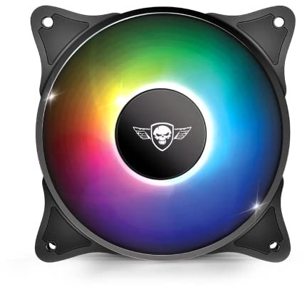 SPIRIT OF GAMER - Watercooling serie AIRFORCE RGB CENTRAL - Ventola per Case PC Retroilluminata Silenziosa da 120 mm - Illuminazione RGB Indirizzabile - 9 Lame Curve Dinamiche