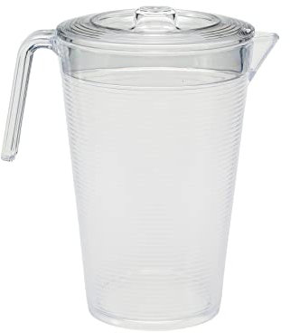 Omada Design Caraffa da 2,1 L con Coperchio, Infrangibile, da Esterno, con Versatore, Linea Samba