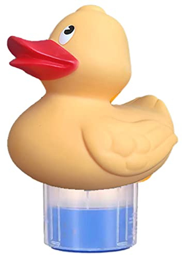 Tsuchiya Enten Dosierschwimmer | Automatisches Chlor Schwimmer Chemikalien Spender einstellbare | Floater Dosierschwimmer Chlordosierer Für Tiefenreinigung von Schwimmbädern