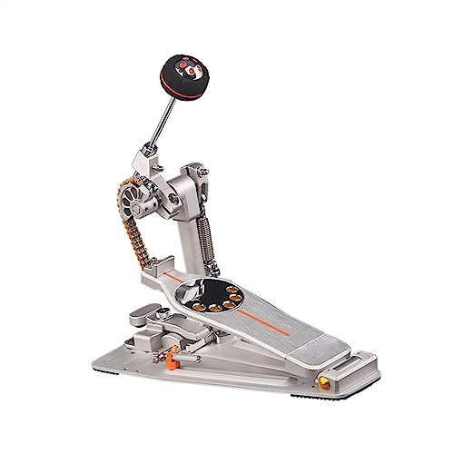 Schlagzeug pedal Double Chain Stepping Mallet Drum Bass Drum Double Stepping/Single Stepping Pedal Stepping (Color : Single)