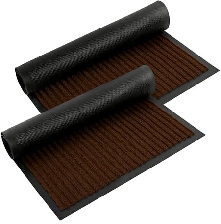 LUA VIKA Fussmatte aussen und innen (2er Set), fußmatten, Ideal als schmutzfangmatte innen, Perfekte Türmatte außen, robust und langlebig, fussmatten haustür, fußmatte Outdoor, 60x90 cm