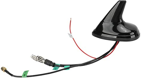Antenna Auto a Pinna di Squalo Universale 12V DC per FM AM GSM - Design Aerodinamico, Alta Compatibilità per Auto, Camion e Barche