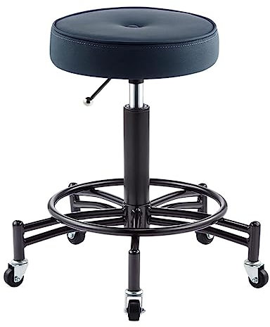 GTOULHH Bar Stühle Bar Stools Rollbarer Barhocker Auf Rollen, Medizinischer Drehhocker Mit Rundem Sitz Und Höhenverstellbaren Barhockern Mit Kugelgriff Barhocker Outdoor(D)